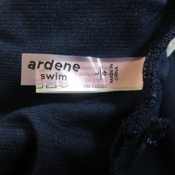 Ardene Clasic One -Piece Solid Swimwear Blue Large - Picture 5 of 6